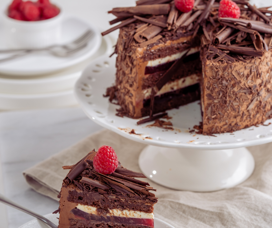 Decadent Chocolate Cake on Display: A 5-Star Showstopper Dessert