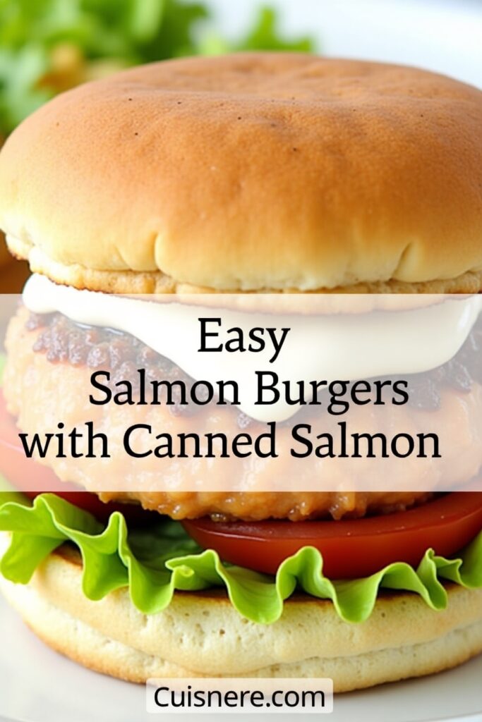 Salmon Burgers with Canned Salmon