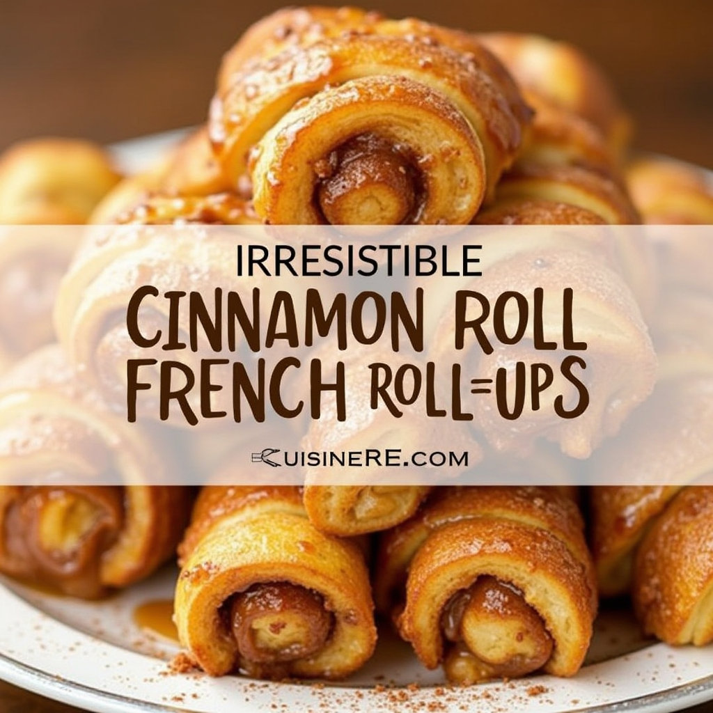 Irresistible Cinnamon Roll French Toast Roll-Ups