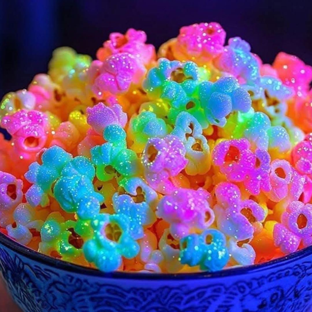 Glow in the Dark Candy Popcorn Bombs