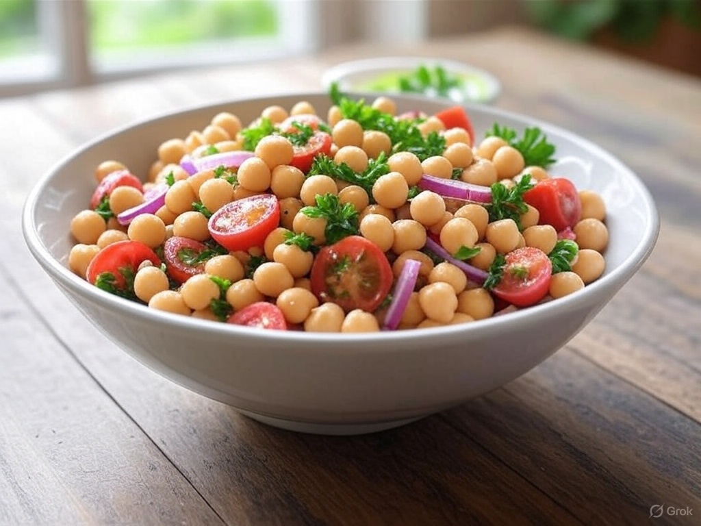 Crunchy Chickpea Salad