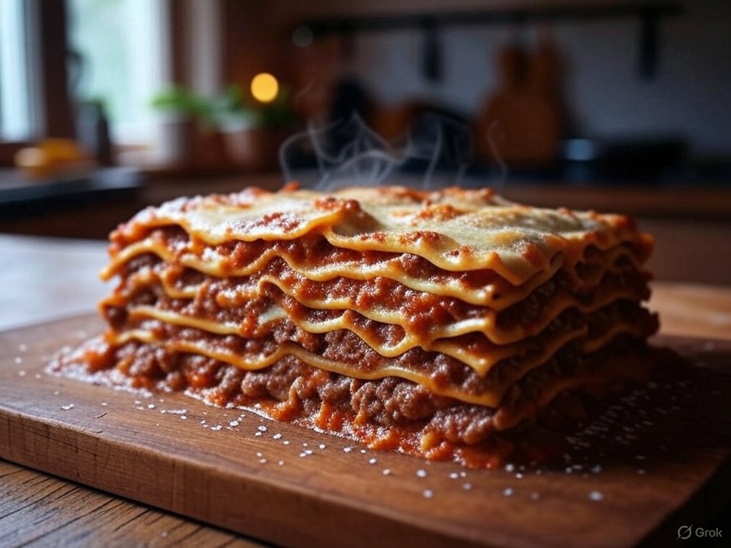 Homemade Beef Lasagna