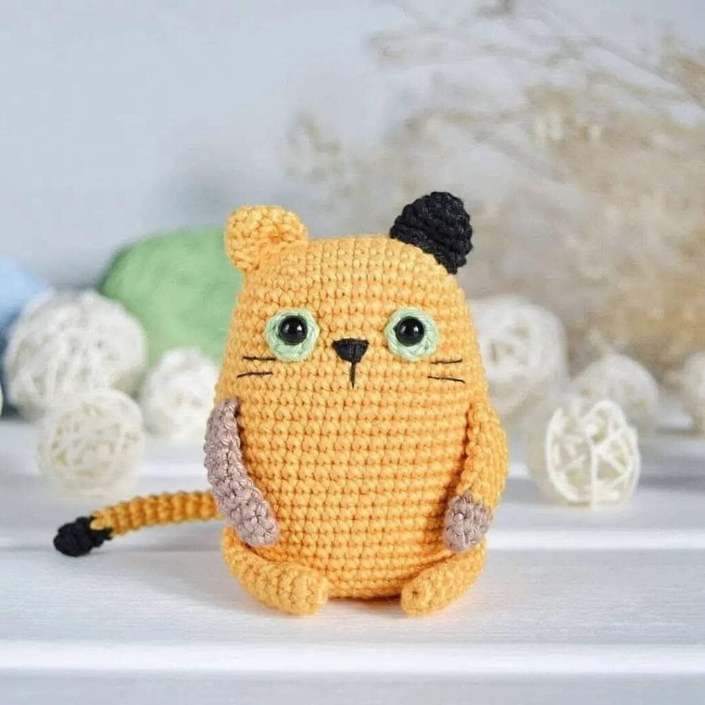 Funny Cat Crochet Pattern Create a Charming Amigurumi Cat With Big Personality